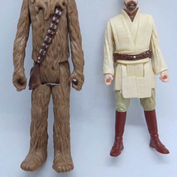 2013 Star Wars Figures Chewbacca‎ & Obi-Wan Kenobi Poseable Arms And Legs - Picture 5 of 11